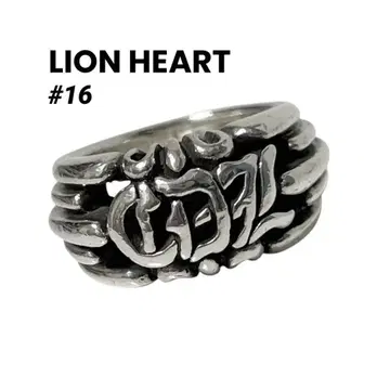 LION HEART 라이온 하트 CDL 로고 반지 실버 925 단종