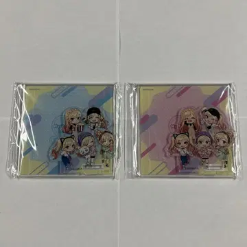 착시 아크릴 코스터 스탠드 2개 세트