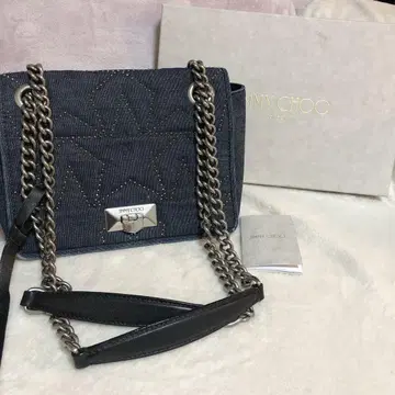 JIMMY CHOO 숄더백 다크 블루