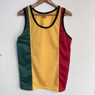 새상품급] Rasta 라스타 컬러 메쉬 탱크탑 레게 자메이카