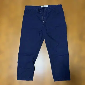 BASISBROEK 벨기에 코튼 실크 팬츠 네이비