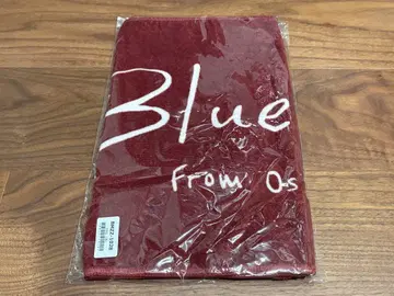 Blue Mash 로고 타월 레드 빨간색 버건디