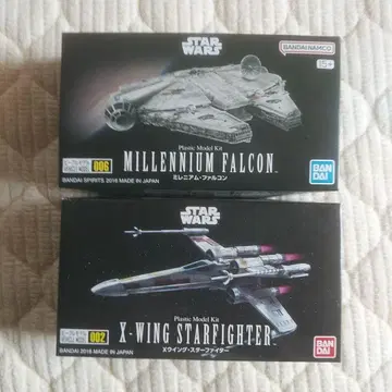 스타 워즈 차량 모델 밀레니엄 팔콘 + X-WING 세트