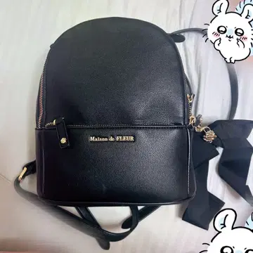 Maison de FLEUR 블랙 백팩