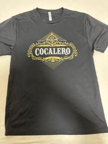 Cocalero 로고 티셔츠 블랙 L 사이즈