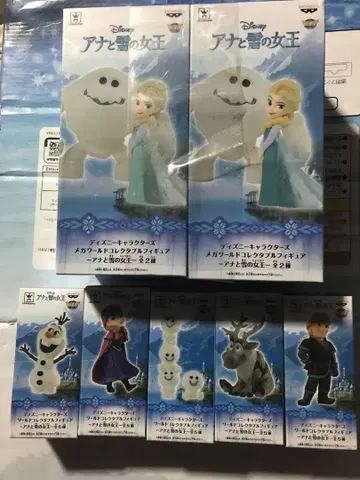 미개봉 안나와 눈의 여왕 수집용 피규어 세트