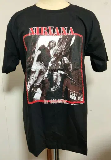 NIRVANA 너바나 밴딩 티셔츠 L 사이즈