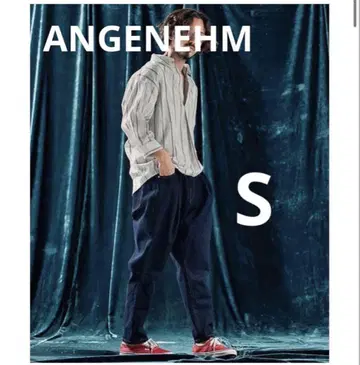 ANGENEHM Balloon silhouette 데님 팬츠 S 사이즈