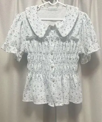 ANOTHER BRANCH OLIVE des OLIVE 반팔 블라우스