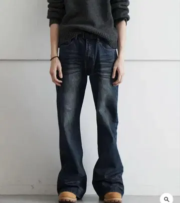 바스켓케이스 갤러리 플레어 데님 블루블랙