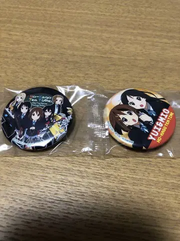 케이온! 캔뱃지 2개 세트