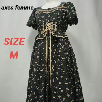 axes femme 엑시즈팜 올 패턴 원피스 올빼미 패턴 레이스업