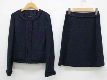 UNITED ARROWS 트위드 노카라 수트 36