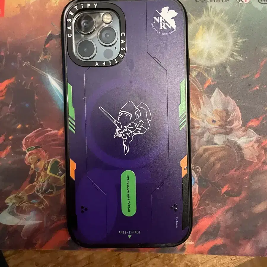 Evangelion Casetify iPhone 12 Pro #에반게리온,#케이스티파이