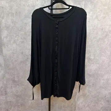 moussy 블랙 드레이프 상의 사이즈 FREE