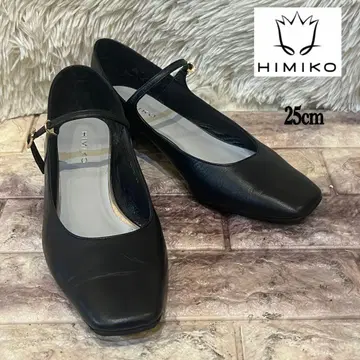 새상품급 히미코 스퀘어토 멜리 제인 스트랩 펌프스 25cm
