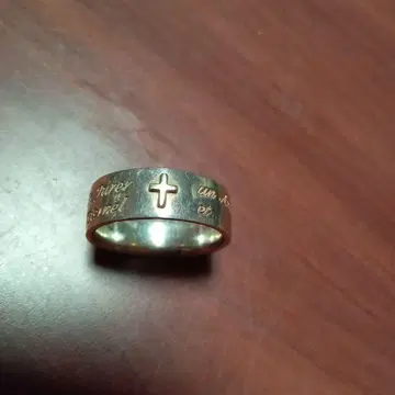 실버 925 K10 메시지 콤비 반지 20mm