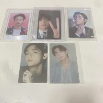 BTS V Proof 트레이딩 카드 컬렉터즈 에디션 세트