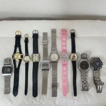 손목시계 10개 묶음 판매 CASIO CITIZEN FOSSIL 디즈니