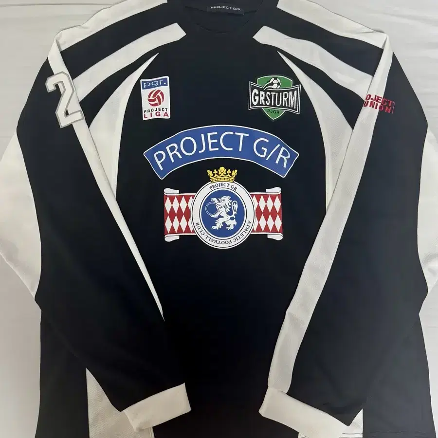 【PROJECT G/R】Long Sleeve Football Jersey 3] Project G/R Long Sleeve Football Jersey Black on Bunjang