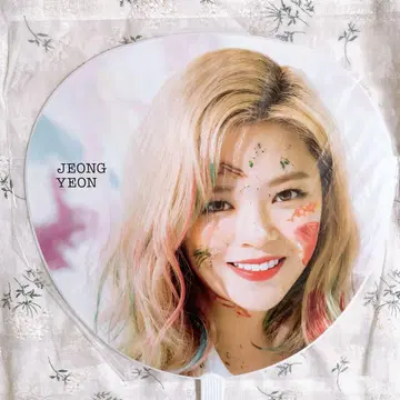 새상품 TWICE 정연 부채 Fanfare 라이브 라이브 굿즈 부채