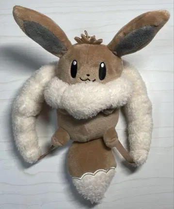 이브이 버튼 이브이 백팩형 파우치 봉제 인형 키링 마스코트