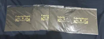 컬러풀 피치 초대 카드 4장