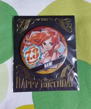 원피스 생일 캔뱃지 캔뱃지 쟈숀 2020 한정판 나미