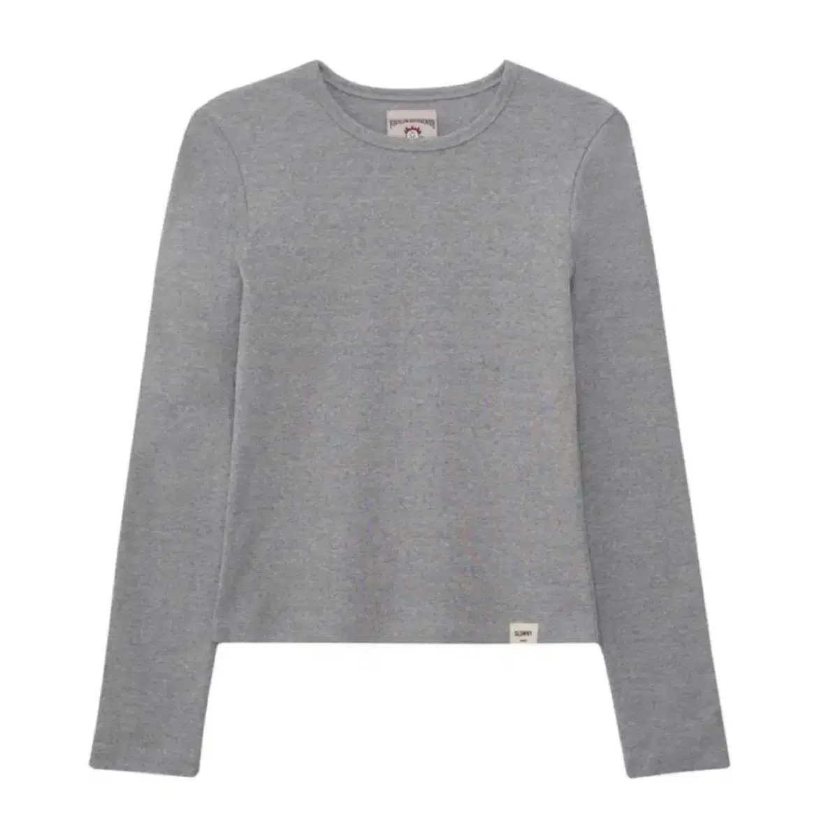 ★GLOWNY★ G CLASSIC VNECK LONG SLEEVE GRAY GLOWNY | 글로니 Glowny Classic V-Neck Long Sleeve on Bunjang