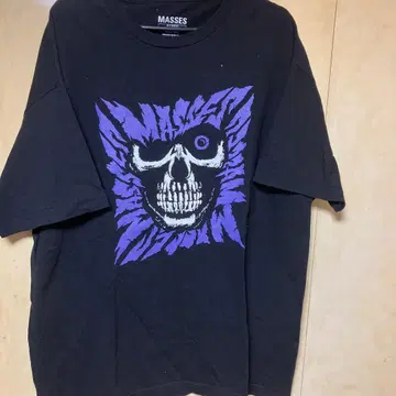 MASSES 마시스 스컬 프린트 티셔츠 XL