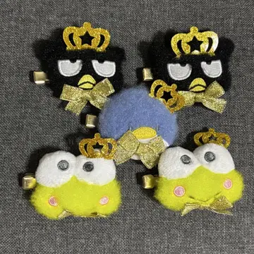 sanrio 산리오 시크릿 헤어 클립 하피단부이 묶음 판매