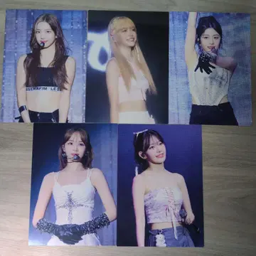 LE SSERAFIM TOUR IN JAPAN 포토 카드 5장 세트