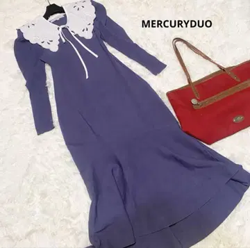 MERCURYDUO 머큐리 듀오 탈착식 옷깃 원피스 미모레 2way