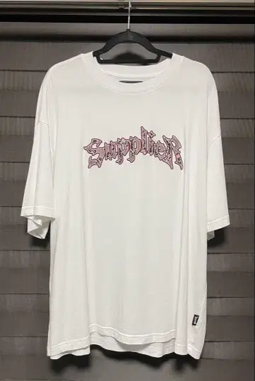 SUPPLIER/공급업체 뱀 패턴 로고 티셔츠/티셔츠