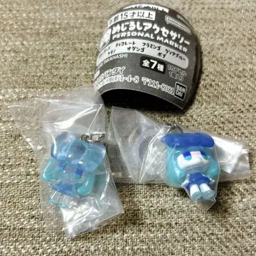 치요코 메지루시 액세서리 스탠다드 클리어 블루 스탠다드 가챠
