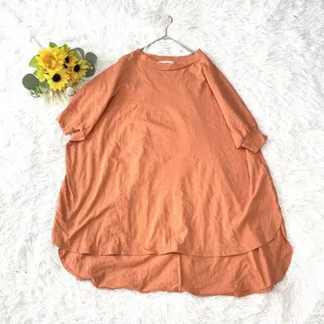 루카 레이디 랙 튜닉 티셔츠 반팔