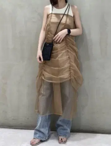 MOUSSY 마우지 TULLE LAYERED 드레스