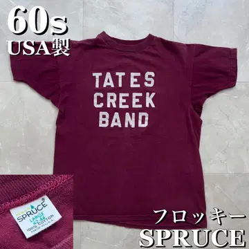 60s USA제 SPRUCE 싱글 스티치 티셔츠 빈티지