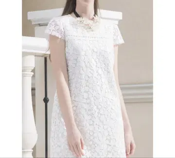 새상품 Rose Tiara 스타 케미컬 레이스 원피스 별 꽃 전체 레이스