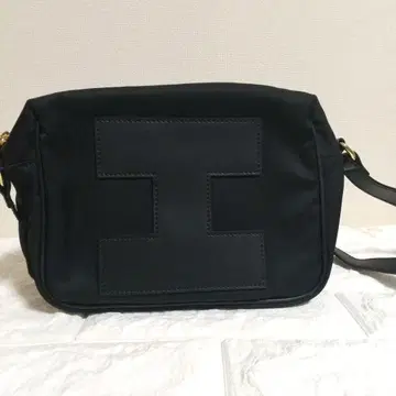 이아쿠치 블랙 나일론 카메라 백 가죽 숄더 백