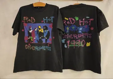 L Red Hot Chili Peppers 티셔츠 1990년대 렛치리