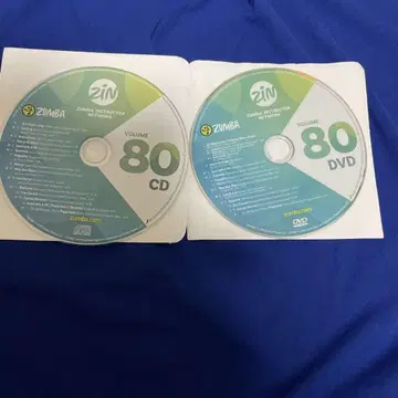 Zumba Volume 80 CD & DVD 세트