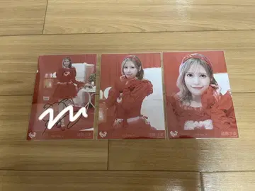 이코러브 모로하시 사나 토쿠베츄 브로마이드 컴프 히키 자필 사인