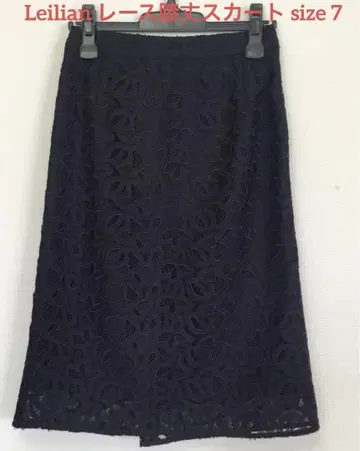 Leilian 레이스 무릎 기장 스커트 size7