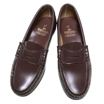 새상품급 REGAL 리갈 WIDE FITTING 소가죽 BRW 23.0