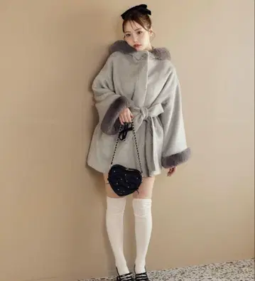 NICE CLAUP 미들 후디 코트
