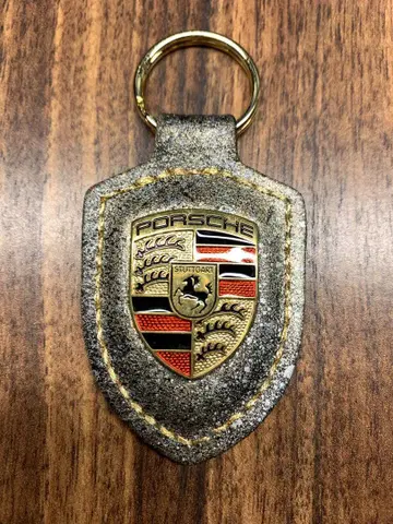 정품 포르쉐 키링 크레스트 딜러 Porsche