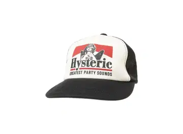 Hysteric glamor 캡 화이트/블랙