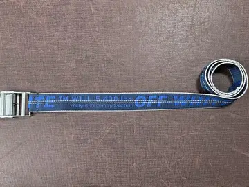 요네즈켄시 세키오파 의상 부품 오프 화이트 벨트 파랑