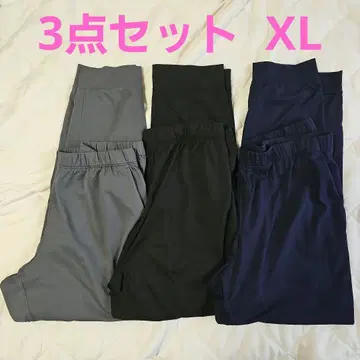 지유 드라이 스트레치 조거 팬츠 XL 그레이 네이비 블랙 3개 세트